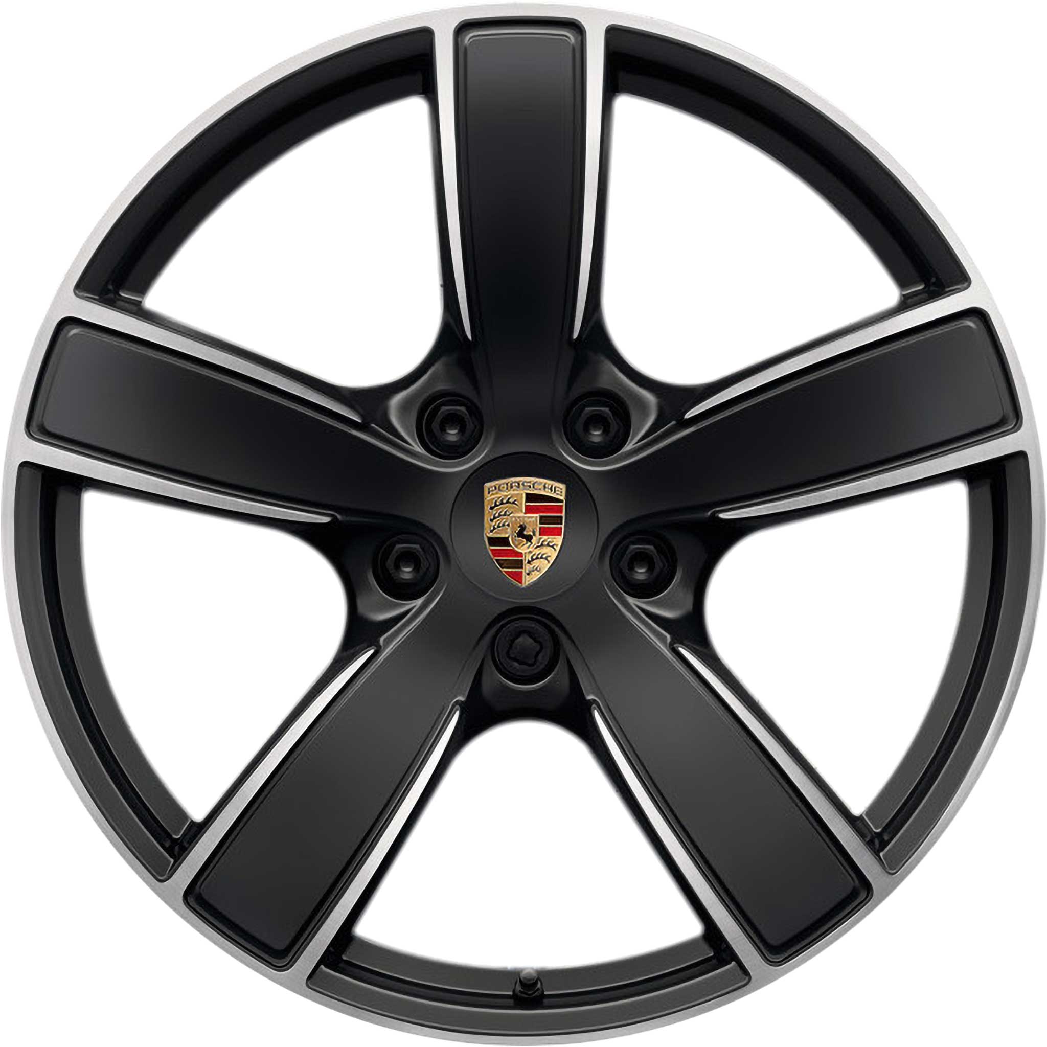 Porsche Carrera Sport Gloss Black with Bright Turned Alloy Wheel Product Image #1
