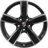 Porsche Carrera Sport Satin Black Wheel Img 1