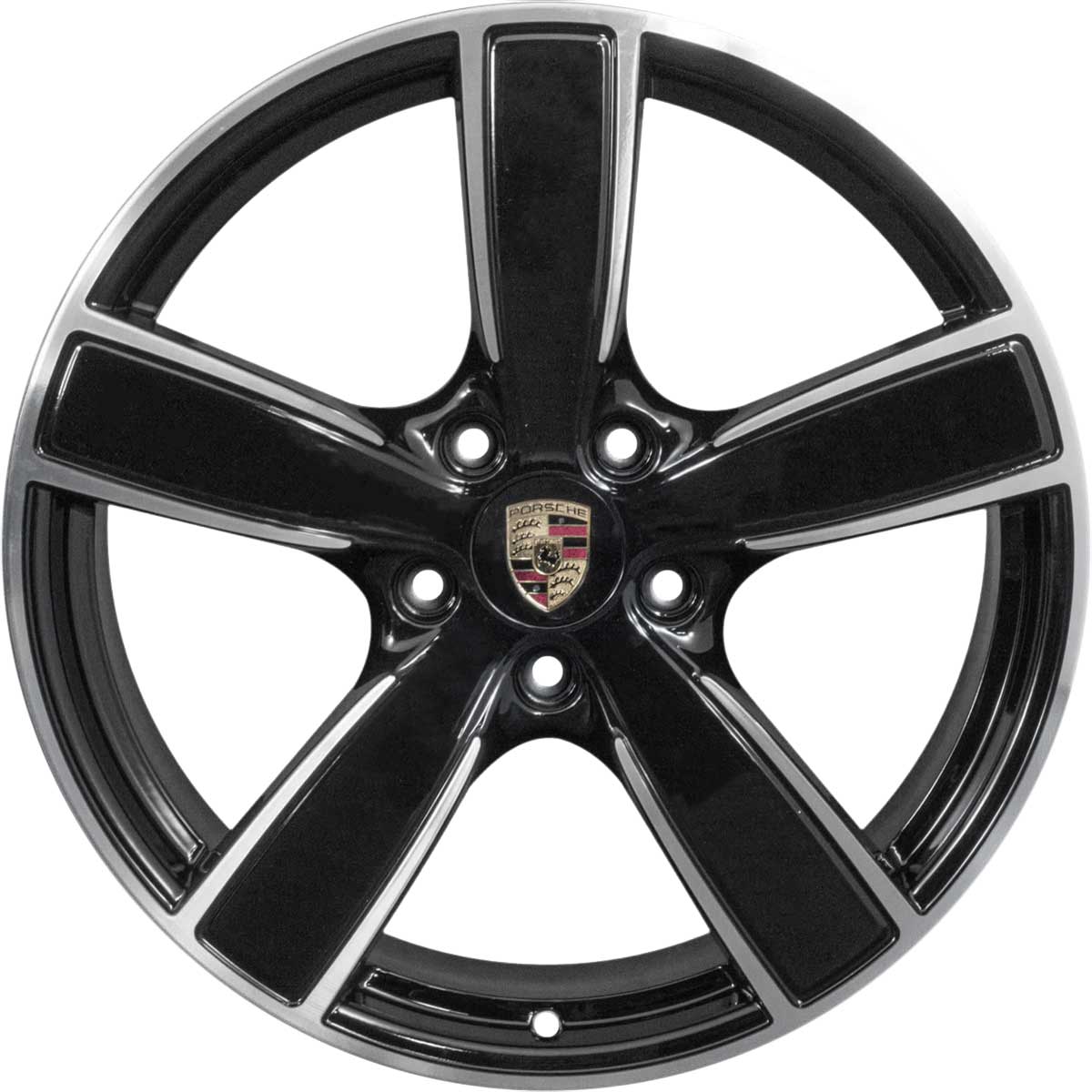 Porsche Carrera Sport Satin Black Alloy Wheel Product Image #1
