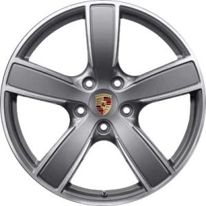 Porsche Carrera Sport Platinum Silver with Bright Turned Alloy Wheel for Porsche 718 Boxster 982 - Sizes 20in