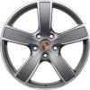Porsche Carrera Sport Platinum Silver with Bright Turned Wheel Img 1