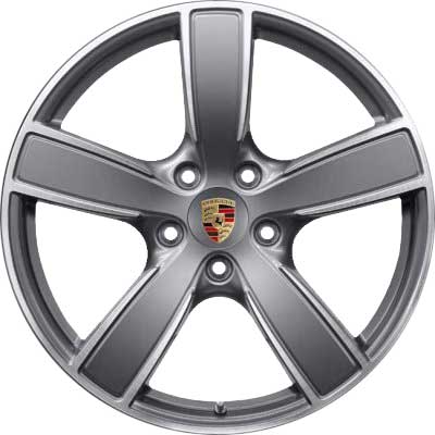 Porsche Carrera Sport Platinum Silver with Bright Turned Alloy Wheel Product Image #1