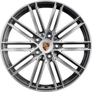 Porsche 911 Turbo IV Titanium Dark Alloy Wheel for Porsche 718 Boxster 982 - Sizes 20in