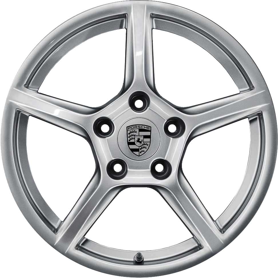 Porsche Boxster IV Brilliant Silver Alloy Wheel Product Image #1