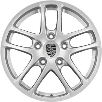 Porsche Cayman Sterling Silver Alloy Wheel Product Image #1