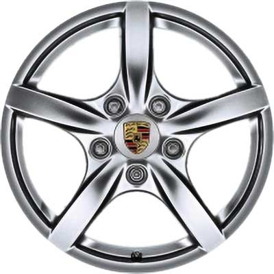 Porsche Cayman II Sterling Silver Alloy Wheel Product Image #1