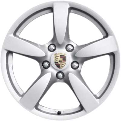 Porsche Cayman S Sterling Silver Alloy Wheel Product Image #1