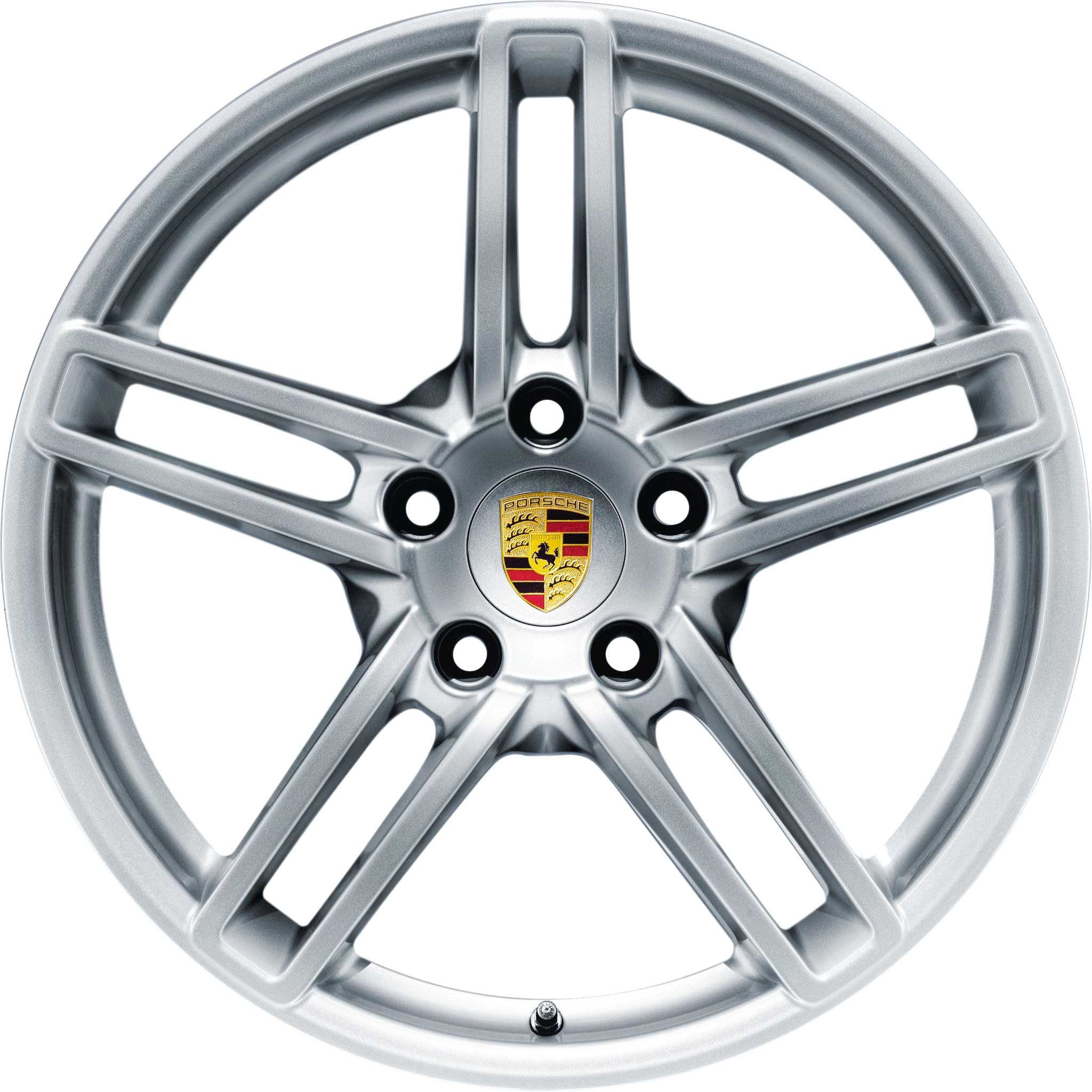 Porsche Carrera V Brilliant Silver Alloy Wheel Product Image #1