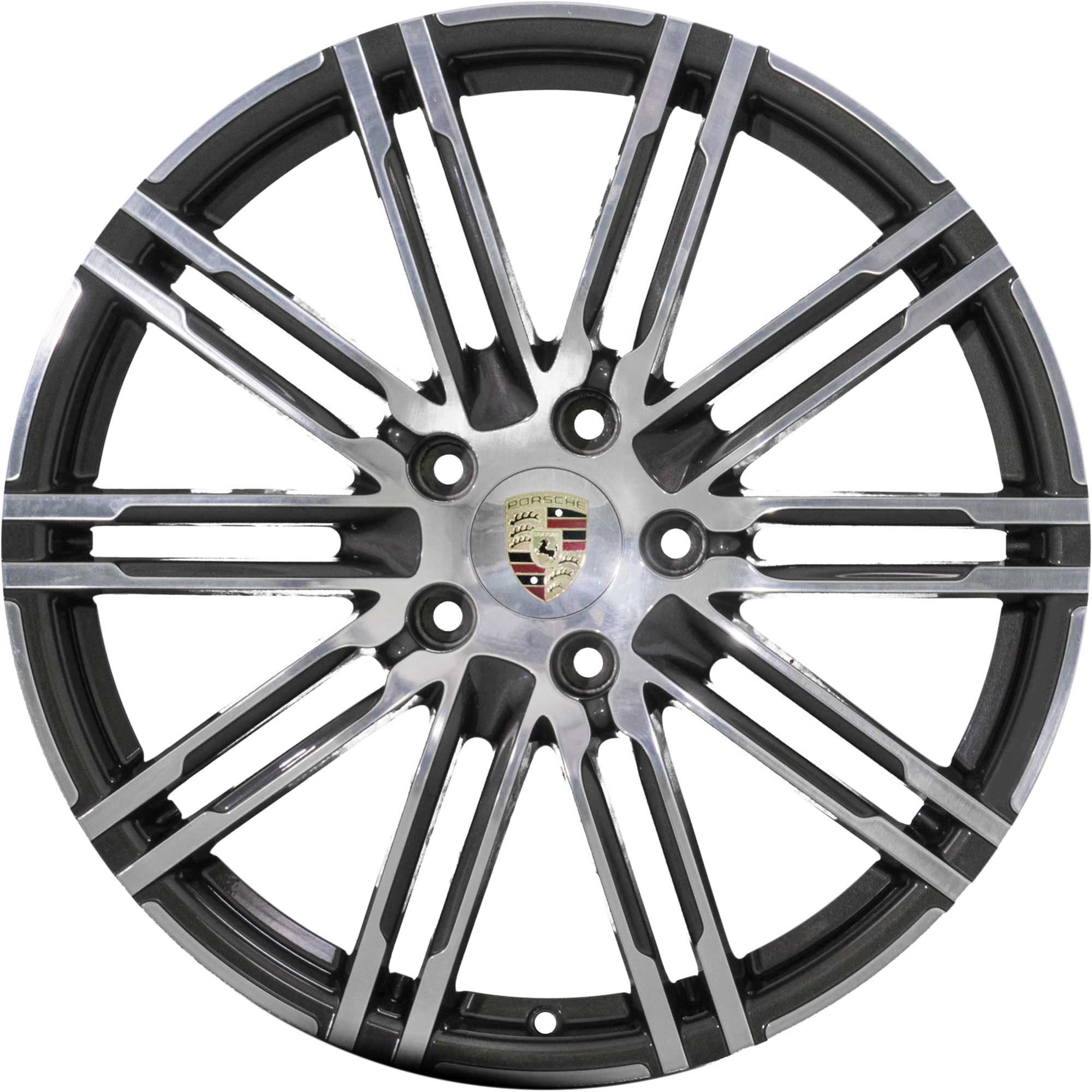 Porsche 911 Turbo III Gloss Black Alloy Wheel Product Image #1
