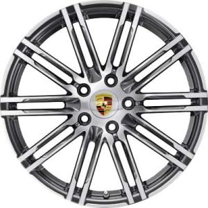 Porsche 911 Turbo III Titanium Dark Alloy Wheel for Porsche 991 (911) 991 - Sizes 20in