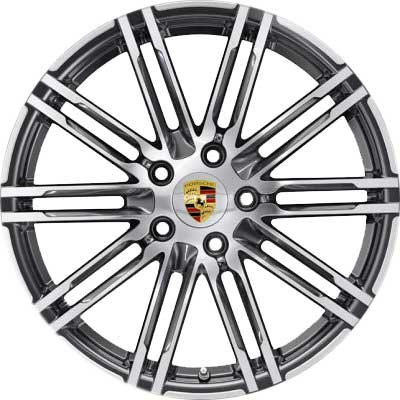 Porsche 911 Turbo III Titanium Dark Alloy Wheel Product Image #1