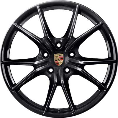 Porsche Carrera S IV Gloss Black Alloy Wheel Product Image #1