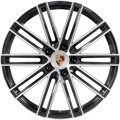 Porsche 911 Turbo IV Gloss Black Alloy Wheel Product Image #1