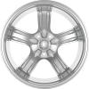 Porsche Carrera Sport Platinum Silver with Bright Turned Wheel Img 3