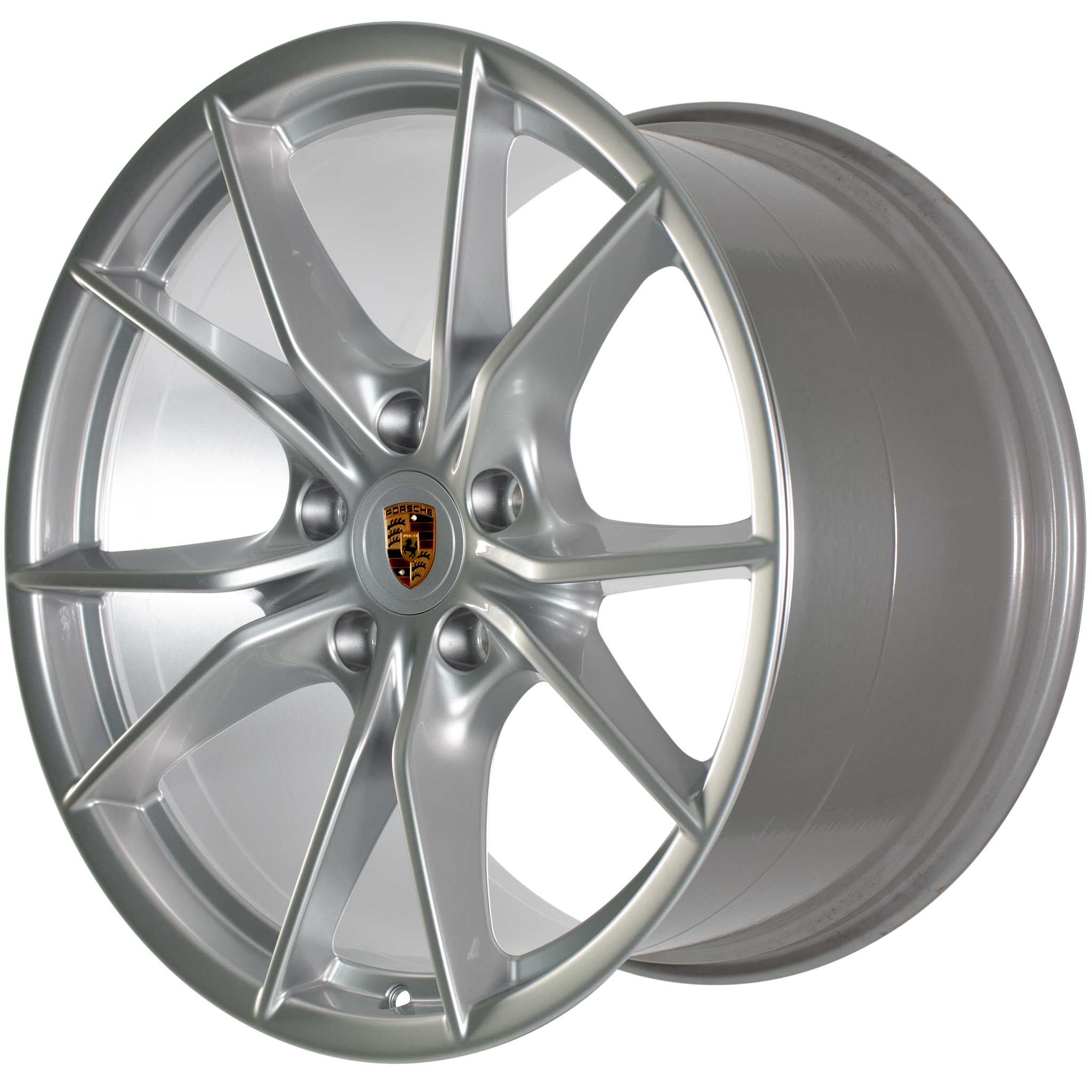 Porsche Carrera S IV Brilliant Chrome Alloy Wheel Product Image #2