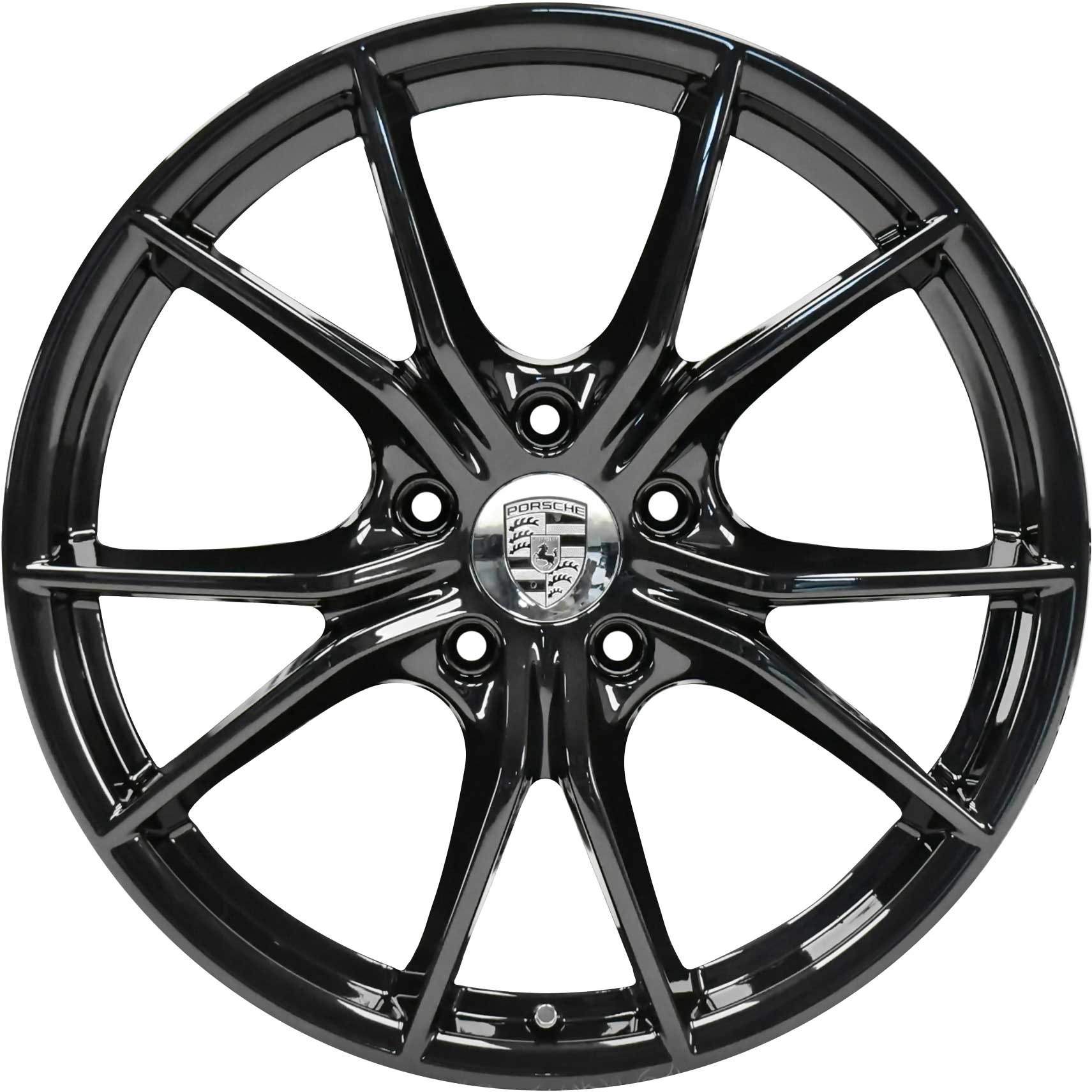 Porsche Carrera S IV Jet Black Alloy Wheel Product Image #1