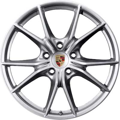 Porsche Carrera S IV Brilliant Chrome Alloy Wheel Product Image #1