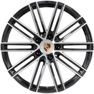 20" Porsche 911 Turbo IV Gloss Black alloy wheel