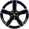 Porsche Carrera Sport Gloss Black with Bright Turned Wheel Img 1
