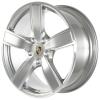 Porsche Carrera Sport Platinum Silver with Bright Turned Wheel Img 2