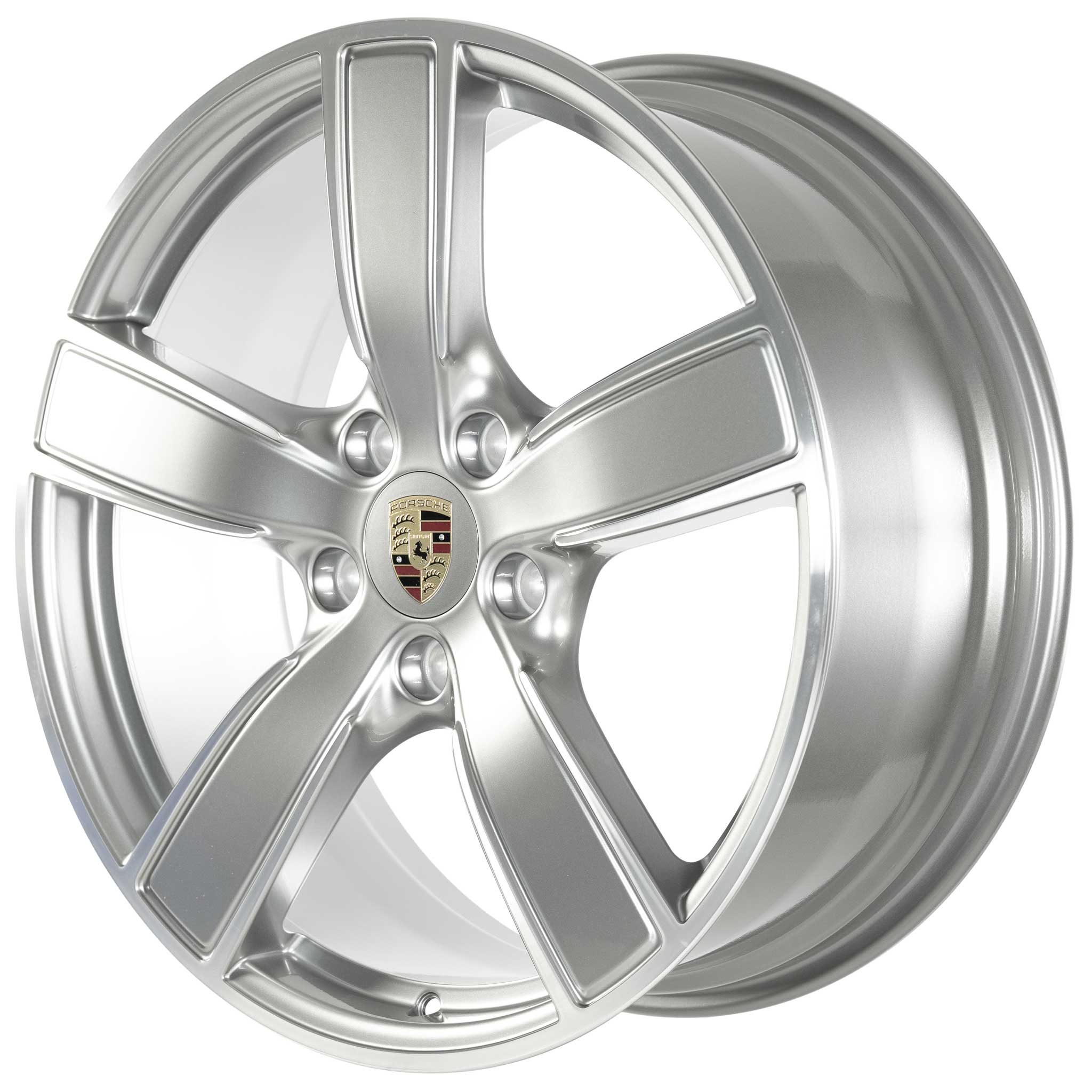 Porsche Carrera Sport Platinum Silver with Bright Turned Alloy Wheel Product Image #2