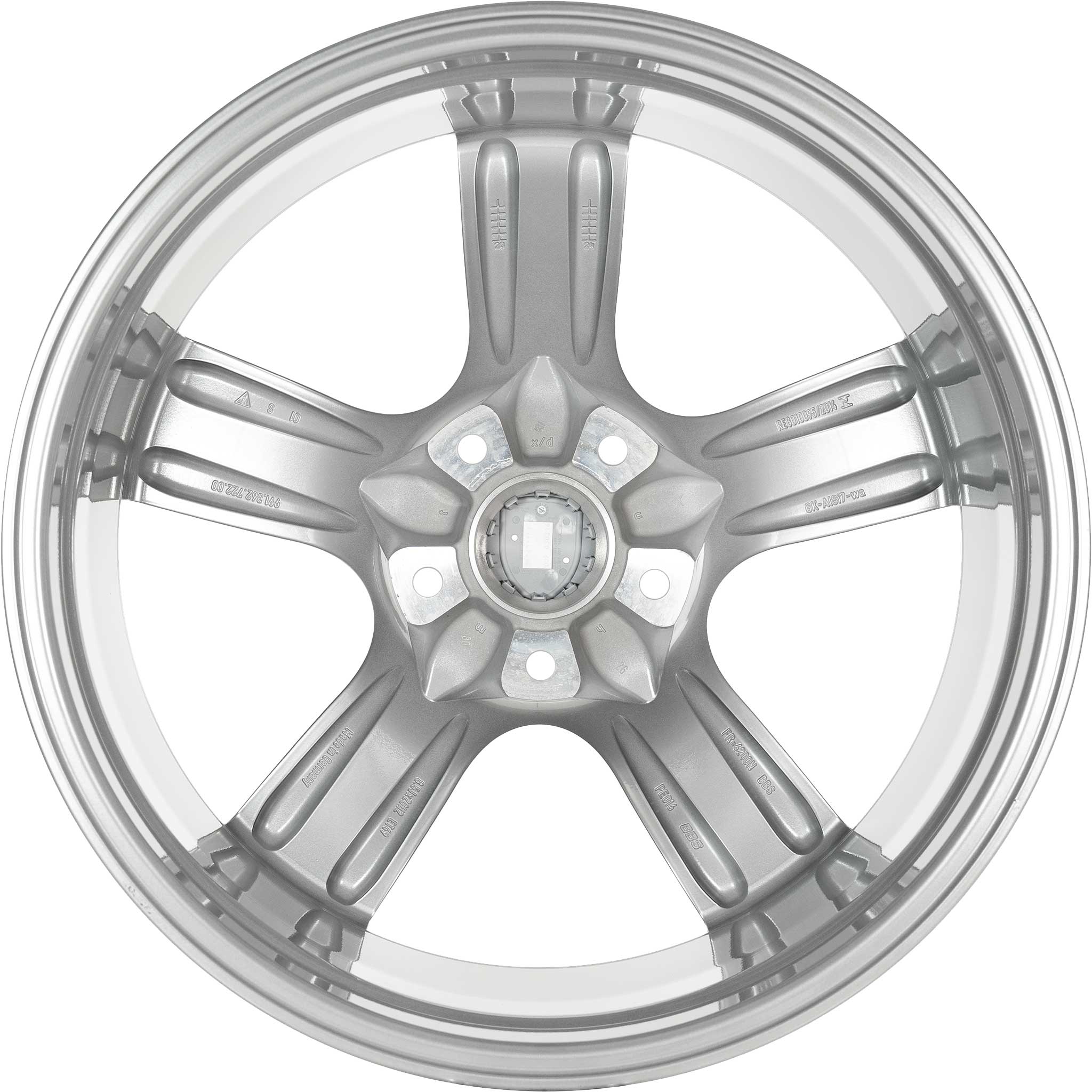 Porsche Carrera Sport Platinum Silver with Bright Turned Alloy Wheel Product Image #3