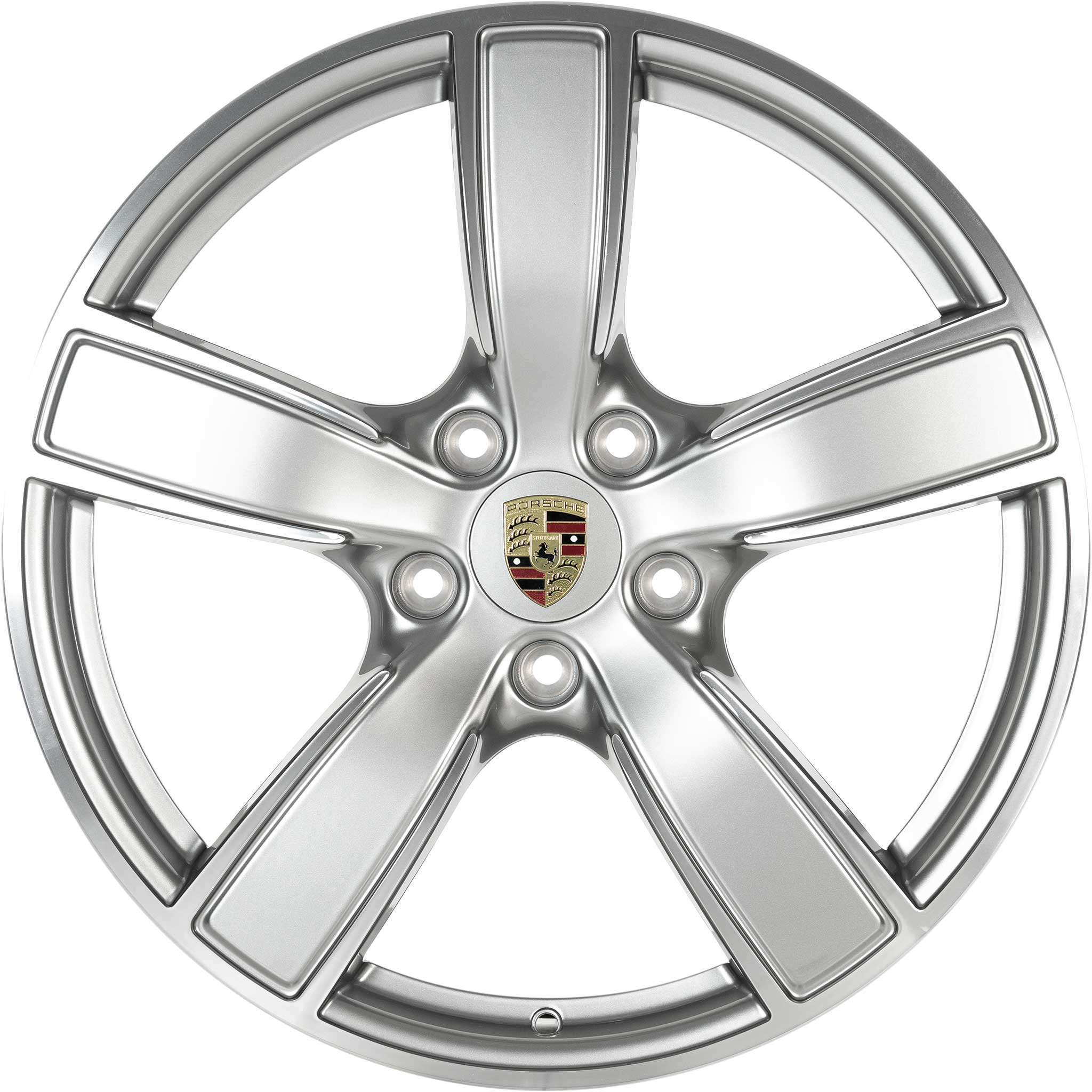 Porsche Carrera Sport Platinum Silver with Bright Turned Alloy Wheel Product Image #1