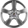 Porsche Carrera Sport Platinum Silver with Bright Turned Wheel Img 1