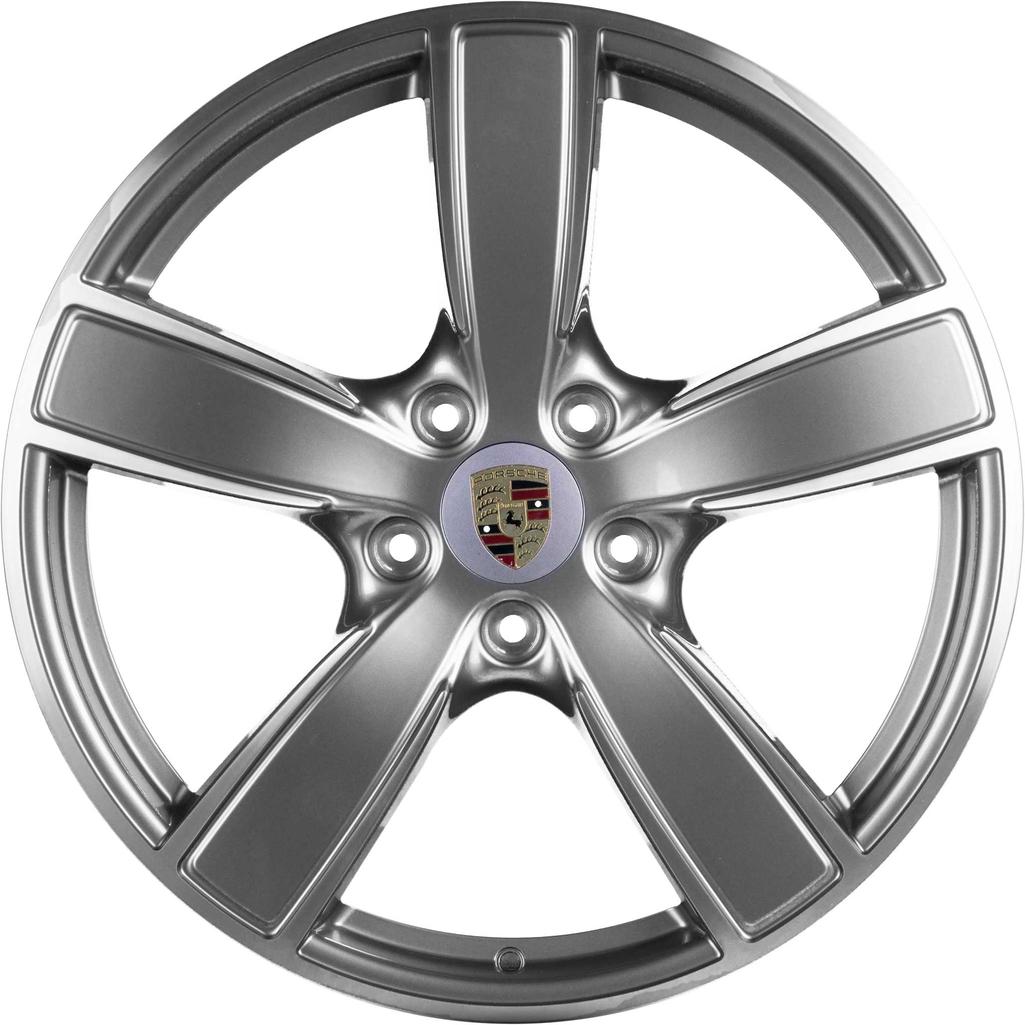 Porsche Carrera Sport Platinum Silver with Bright Turned Alloy Wheel Product Image #1