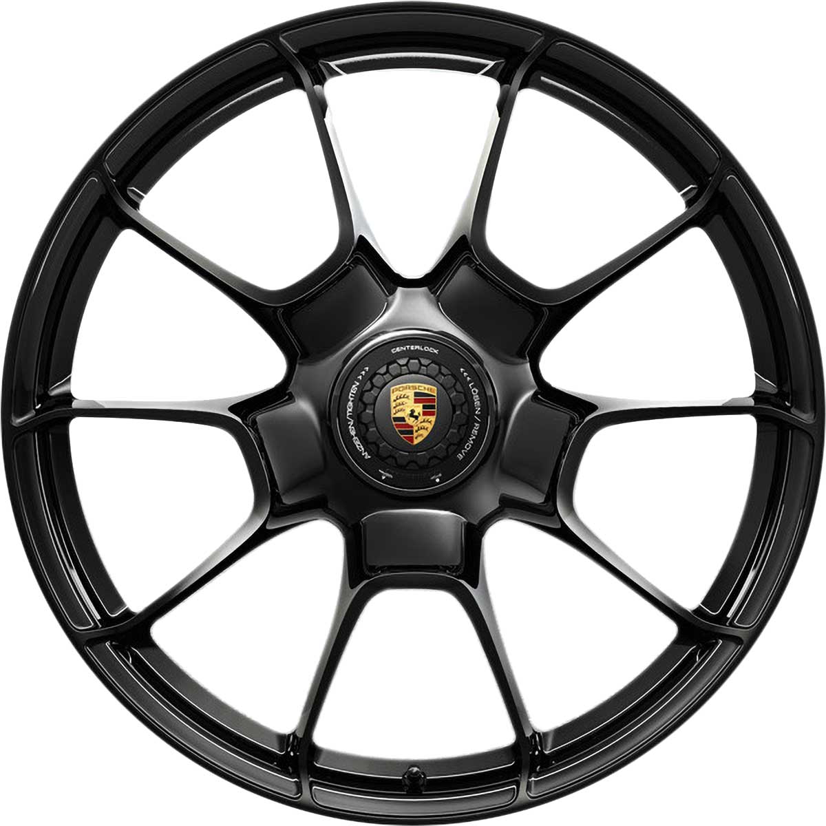 Porsche Turbo S Exclusive Design Gloss Black Alloy Wheel Product Image #1