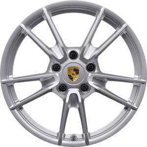 19" Porsche Carrera VII Brilliant Silver alloy wheel