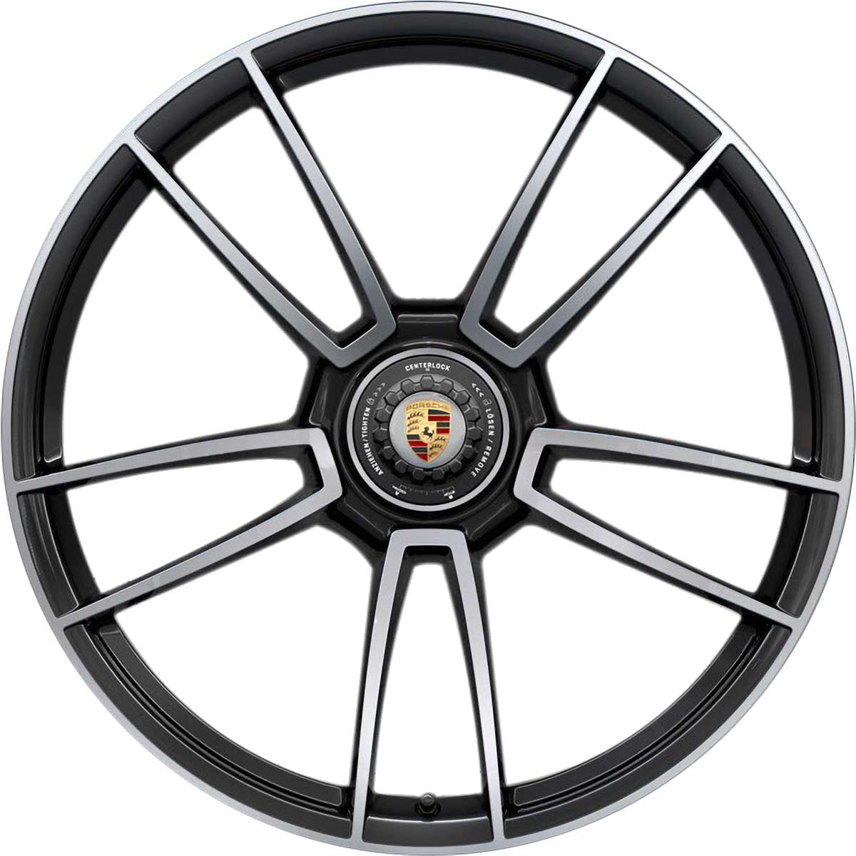 Porsche 911 Turbo S IV Gloss Black Alloy Wheel Product Image #1