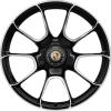 Porsche Turbo S Exclusive Design Gloss Black with Bright Turned Wheel Img 1