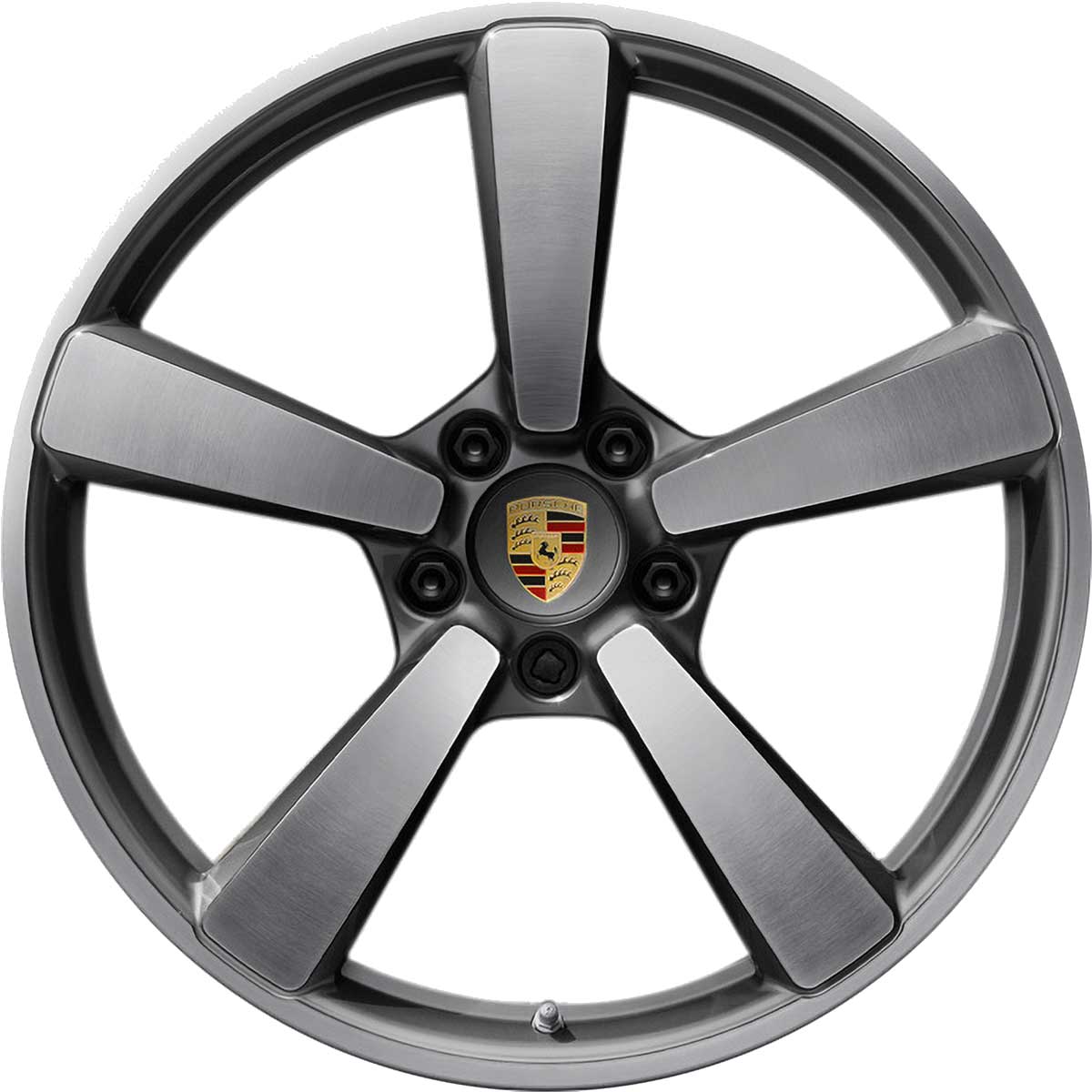 Porsche Turbo Exclusive Design platinum silver Alloy Wheel Product Image #1