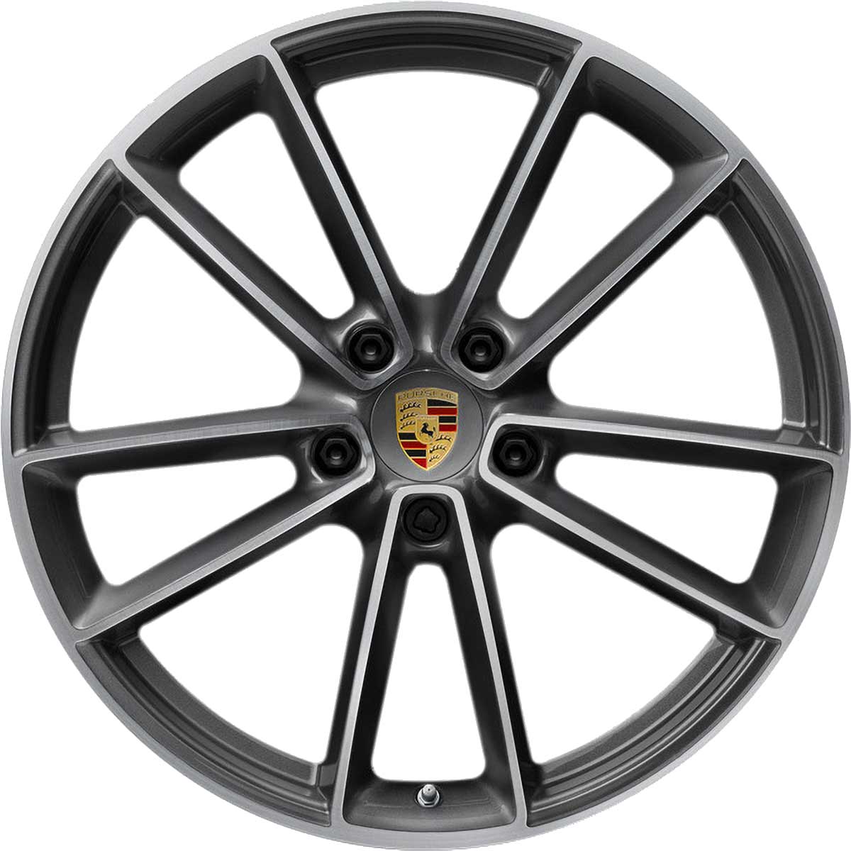 Porsche Carrera Classic III Titanium Dark with Bright Turned Alloy Wheel Product Image #1
