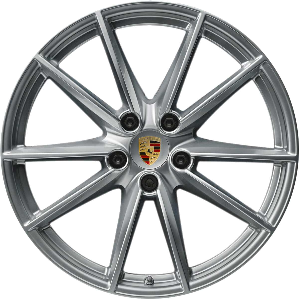 Porsche Carrera S V Brilliant Chrome Alloy Wheel Product Image #1