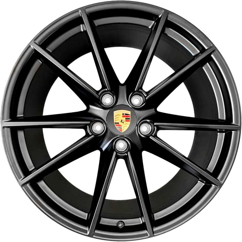 Porsche Carrera S V Jet Black Alloy Wheel Product Image #1