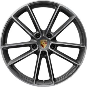 Porsche Carrera Classic III Titanium Dark with Bright Turned Alloy Wheel for Porsche 992 (911) 992 - Sizes 20in