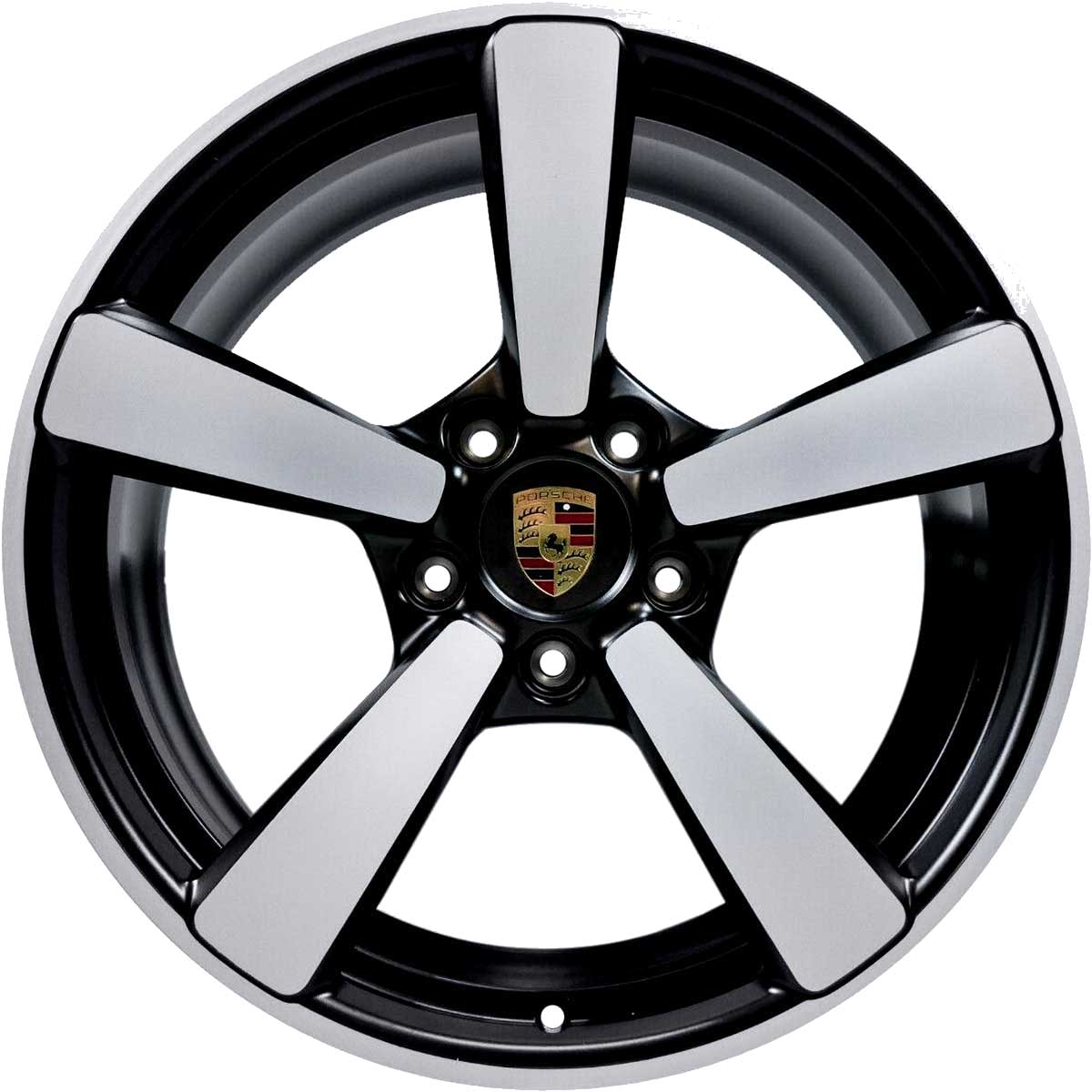 Porsche Carrera Exclusive Design Satin Black Alloy Wheel Product Image #1