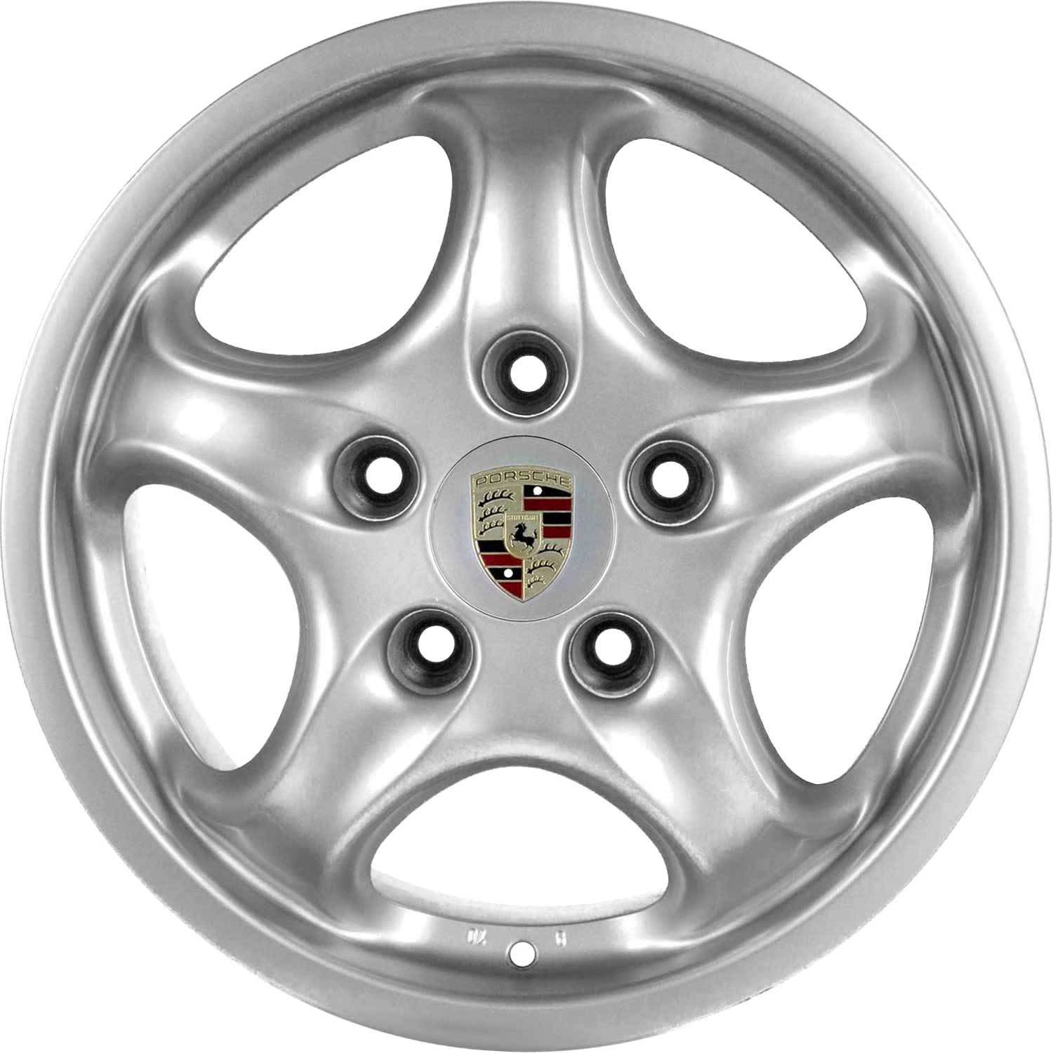 Porsche Cup Design 93 Diamond Silver Alloy Wheel Product Image #1