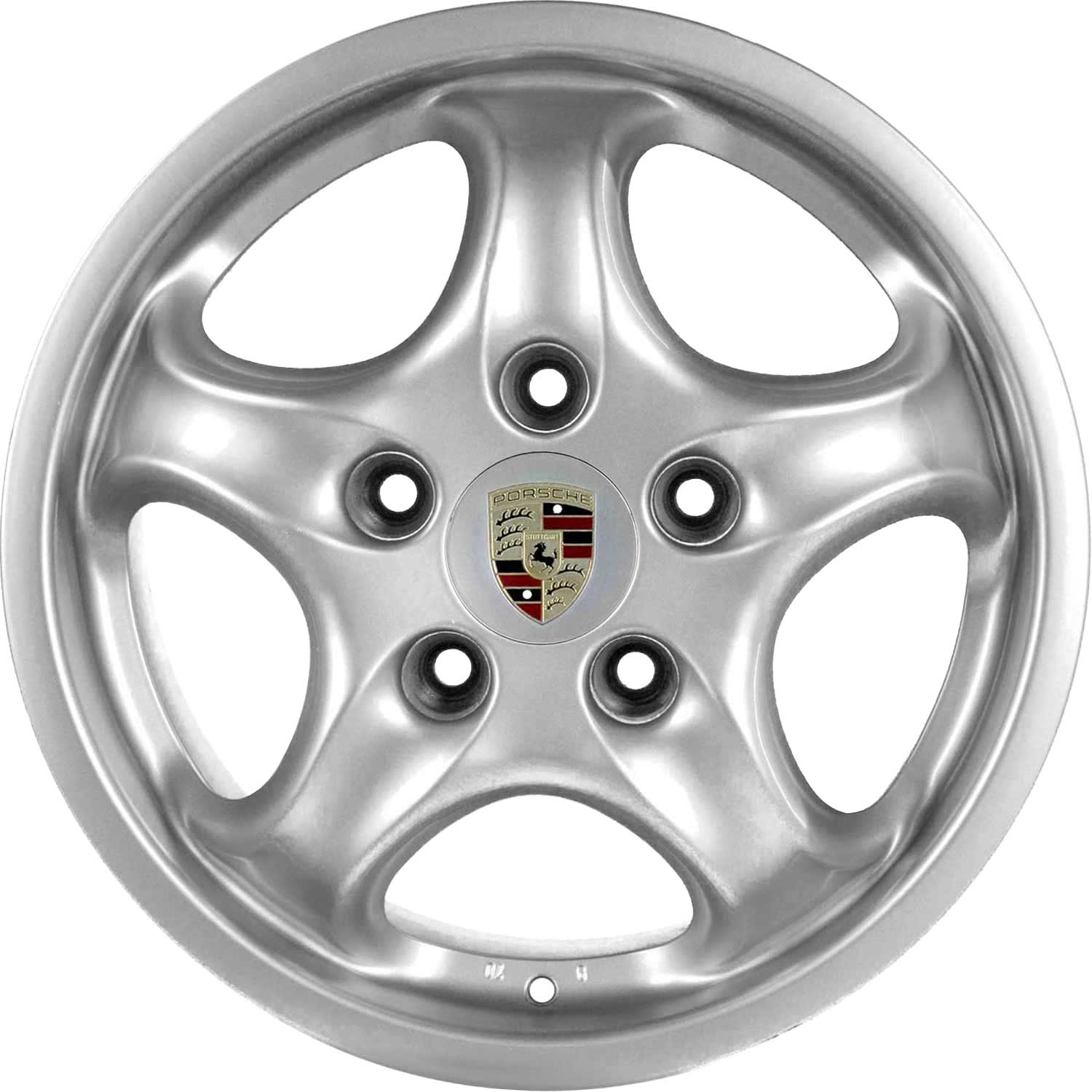 Porsche Cup Design 93 Diamond Silver Alloy Wheel Product Image #1