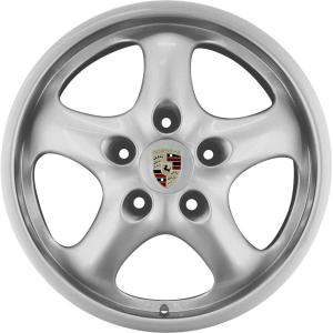 Porsche Cup Design 93 Diamond Silver Alloy Wheel for Porsche 996 (911) 996 - Sizes 17in