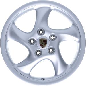 Porsche Turbo I Technology Diamond Silver Alloy Wheel for Porsche Boxster 986 - Sizes 18in