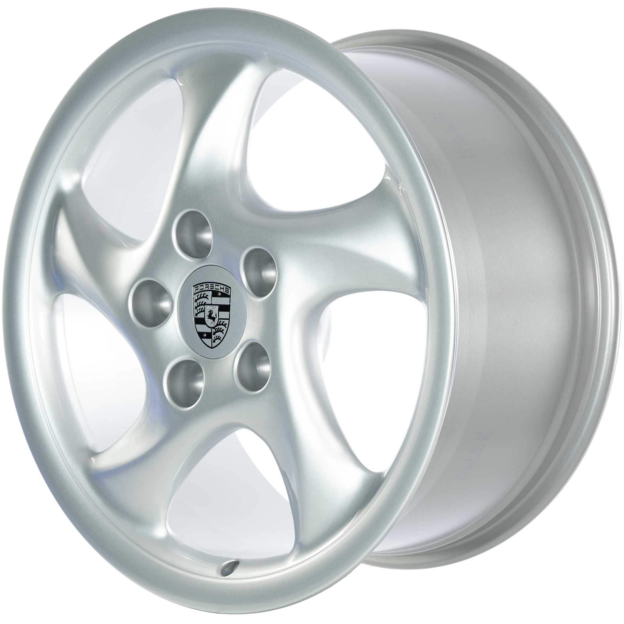 Porsche Turbo Look I Diamond Silver Alloy Wheel Product Image #2