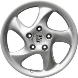 18" Porsche Turbo Look I Highly Polished Chrome alloy wheel
