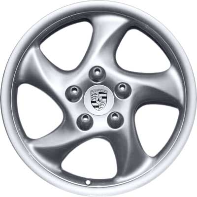 Porsche Turbo Look I Diamond Silver Alloy Wheel Product Image #1