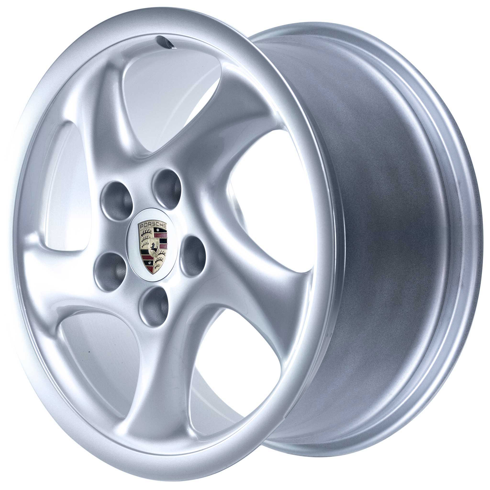 Porsche Turbo I Technology Diamond Silver Alloy Wheel Product Image #2