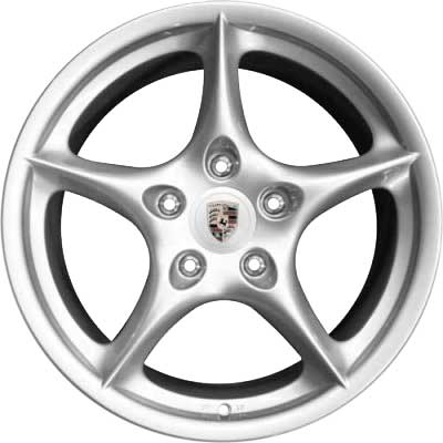 Porsche Carrera II 5 Spoke [v1] Sterling Silver Alloy Wheel Product Image #1
