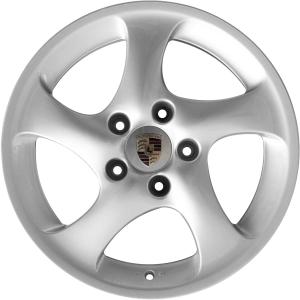 Porsche Turbo Look II Sterling Silver Alloy Wheel for Porsche 996 (911) 996 - Sizes 18in