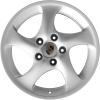Porsche Turbo Look II Sterling Silver Wheel Img 1